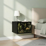 vidaXL Wandkastje voor Bed RHENEN Sonoma Eiken 36 x 33 x 25 cm