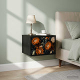 vidaXL Wandkastje voor Bed RHENEN Sonoma Eiken 36 x 33 x 25 cm