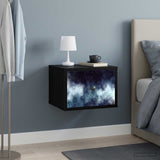 vidaXL Wandkastje voor Bed RHENEN Sonoma Eiken 36 x 33 x 25 cm