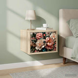 vidaXL Wandkastje voor Bed RHENEN Sonoma Eiken 36 x 33 x 25 cm