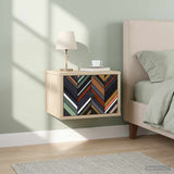 vidaXL Wandkastje voor Bed RHENEN Sonoma Eiken 36 x 33 x 25 cm
