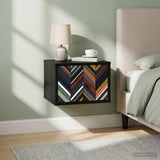 vidaXL Wandkastje voor Bed RHENEN Sonoma Eiken 36 x 33 x 25 cm