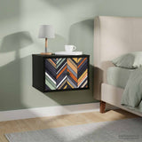 vidaXL Wandkastje voor Bed RHENEN Sonoma Eiken 36 x 33 x 25 cm