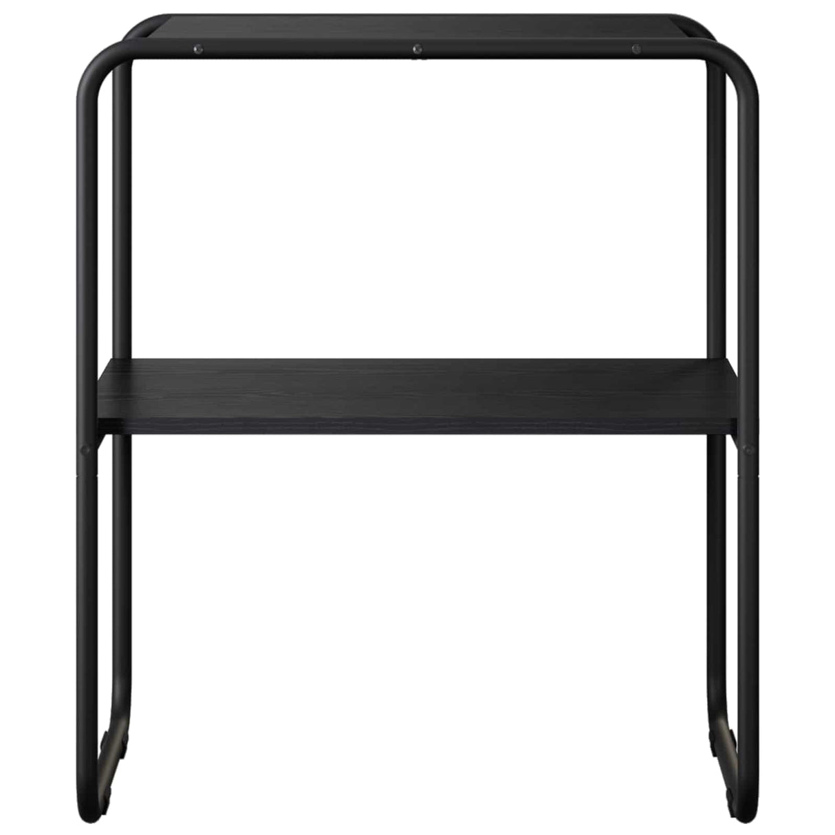 vidaXL Wall-Mounted Table Black Oak 60x42.5x70 cm Engineered Wood