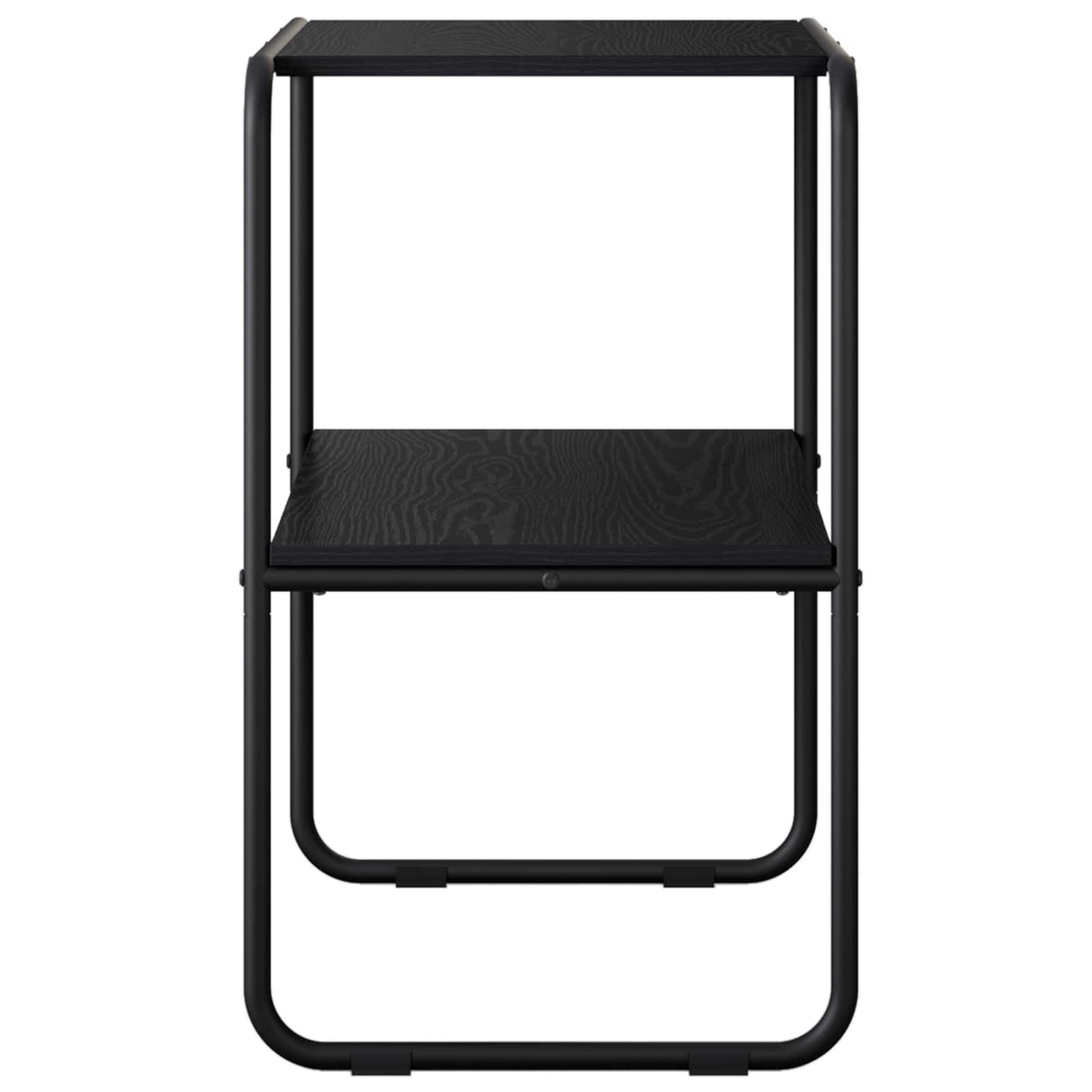 vidaXL Wall-Mounted Table Black Oak 60x42.5x70 cm Engineered Wood