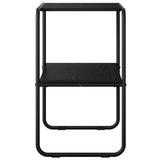 vidaXL Wall-Mounted Table Black Oak 60x42.5x70 cm Engineered Wood