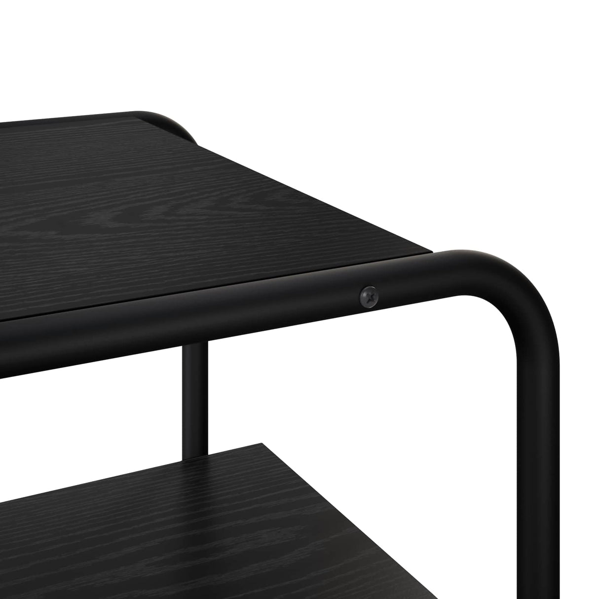 vidaXL Wall-Mounted Table Black Oak 60x42.5x70 cm Engineered Wood