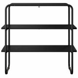vidaXL Consoletafel Zwart eiken 60 x 41 x 75 cm Bewerkt hout