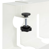 vidaXL Onder bureaustandaard voor kabelbeheer 2 st Wit 43 x 10 x 15 cm
