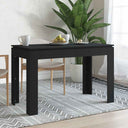 vidaXL Eettafel 120x60x76 cm bewerkt hout wit