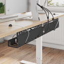 vidaXL Cable Management Tray for Under Desk 2 pcs Anthracite