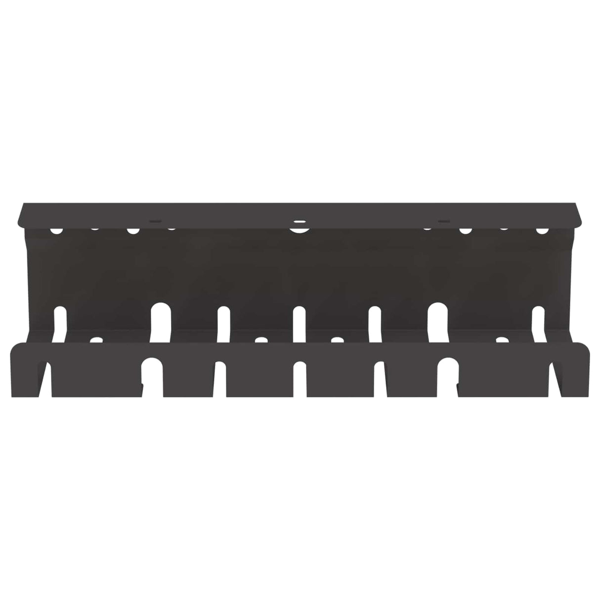 vidaXL Cable Management Tray for Under Desk 2 pcs Anthracite
