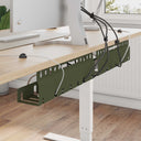 vidaXL Cable Management Tray for Under Desk 2 pcs Anthracite