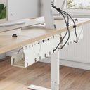 vidaXL Cable Management Tray for Under Desk 2 pcs Anthracite