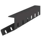 vidaXL Cable Duct for Under Desk 2 pcs Anthracite