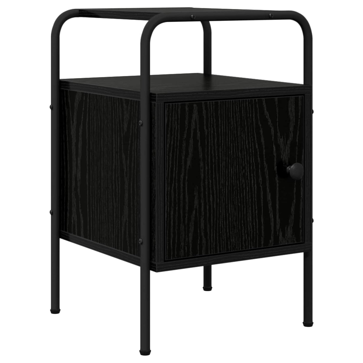 vidaXL Nightstand 2 pcs Smoked oak Engineered wood