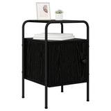 vidaXL Nightstand 2 pcs Smoked oak Engineered wood