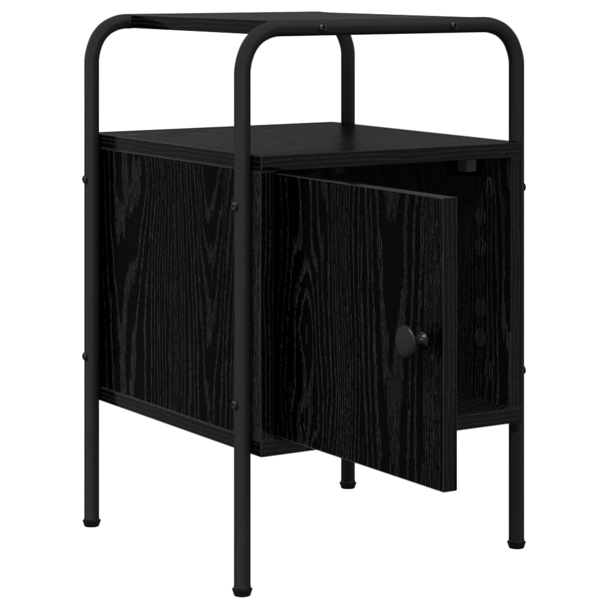 vidaXL Nightstand 2 pcs Smoked oak Engineered wood