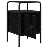 vidaXL Nightstand 2 pcs Smoked oak Engineered wood