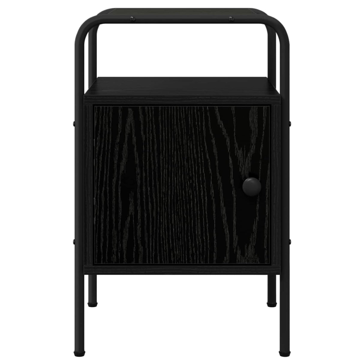 vidaXL Nightstand 2 pcs Smoked oak Engineered wood