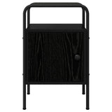 vidaXL Nightstand 2 pcs Smoked oak Engineered wood