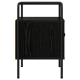 vidaXL Nightstand 2 pcs Smoked oak Engineered wood