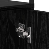 vidaXL Nightstand 2 pcs Smoked oak Engineered wood