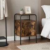 vidaXL Nightstand 2 pcs Smoked oak Engineered wood