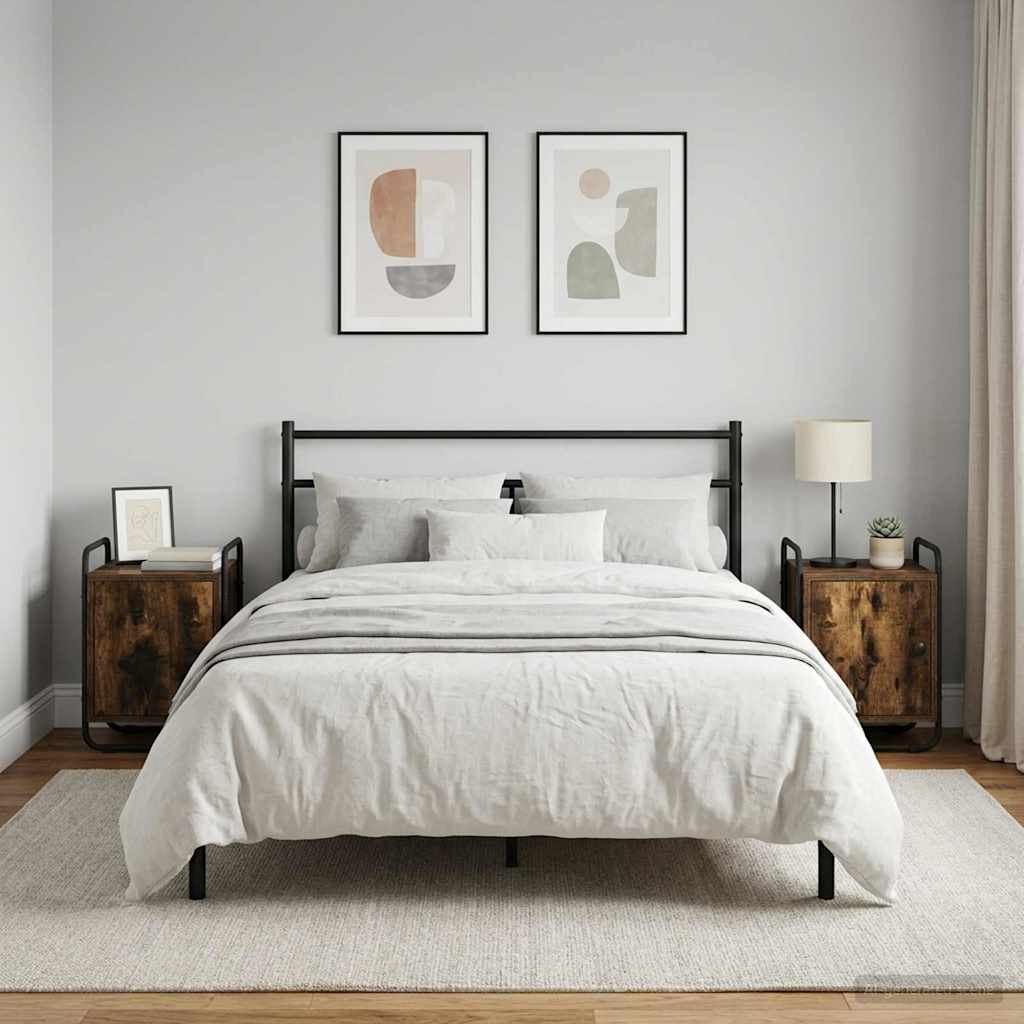 vidaXL Nachtkastje Grijs Sonoma 35 x 36,5 x 50 cm Bewerkt hout