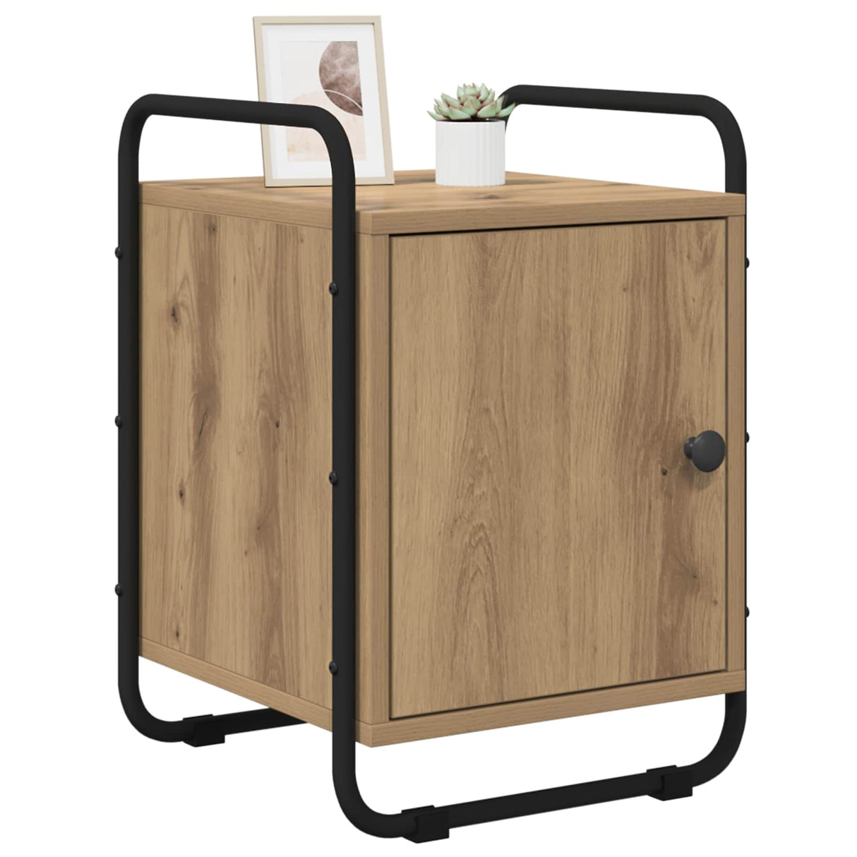 vidaXL Nachtkastje Grijs Sonoma 35 x 36,5 x 50 cm Bewerkt hout