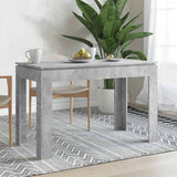vidaXL Eettafel 120x60x76 cm bewerkt hout wit