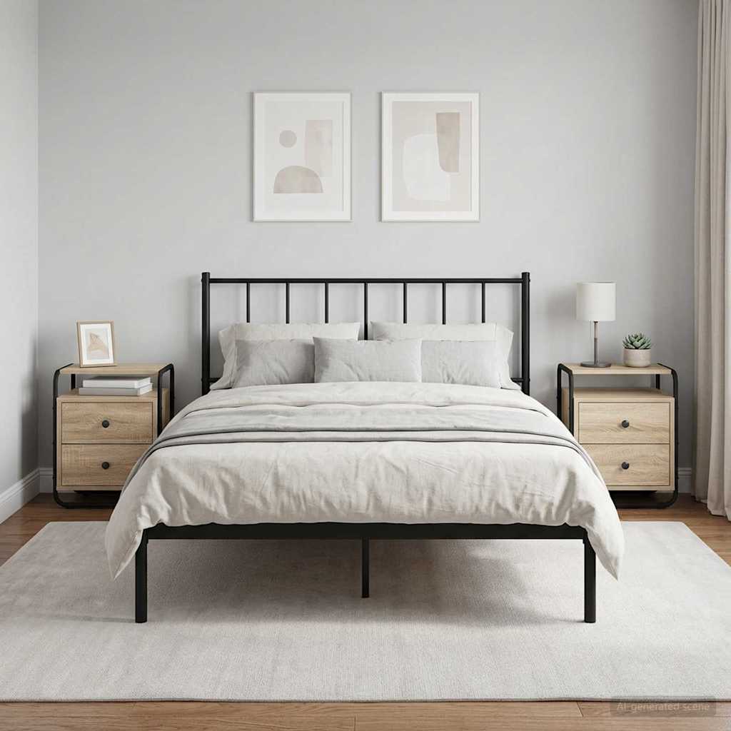 vidaXL Nightstand 2 pcs Reclaimed Wood Solid Wood