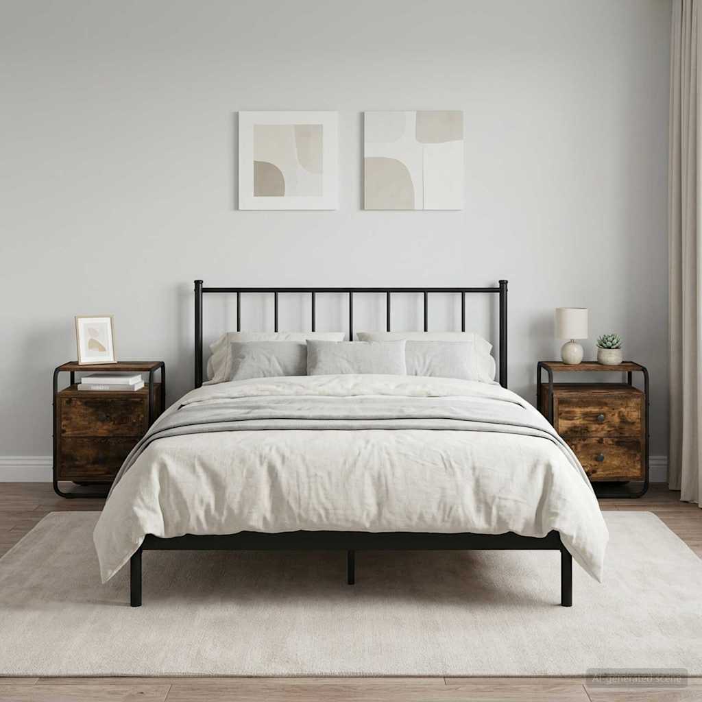 vidaXL Nightstand 2 pcs Reclaimed Wood Solid Wood