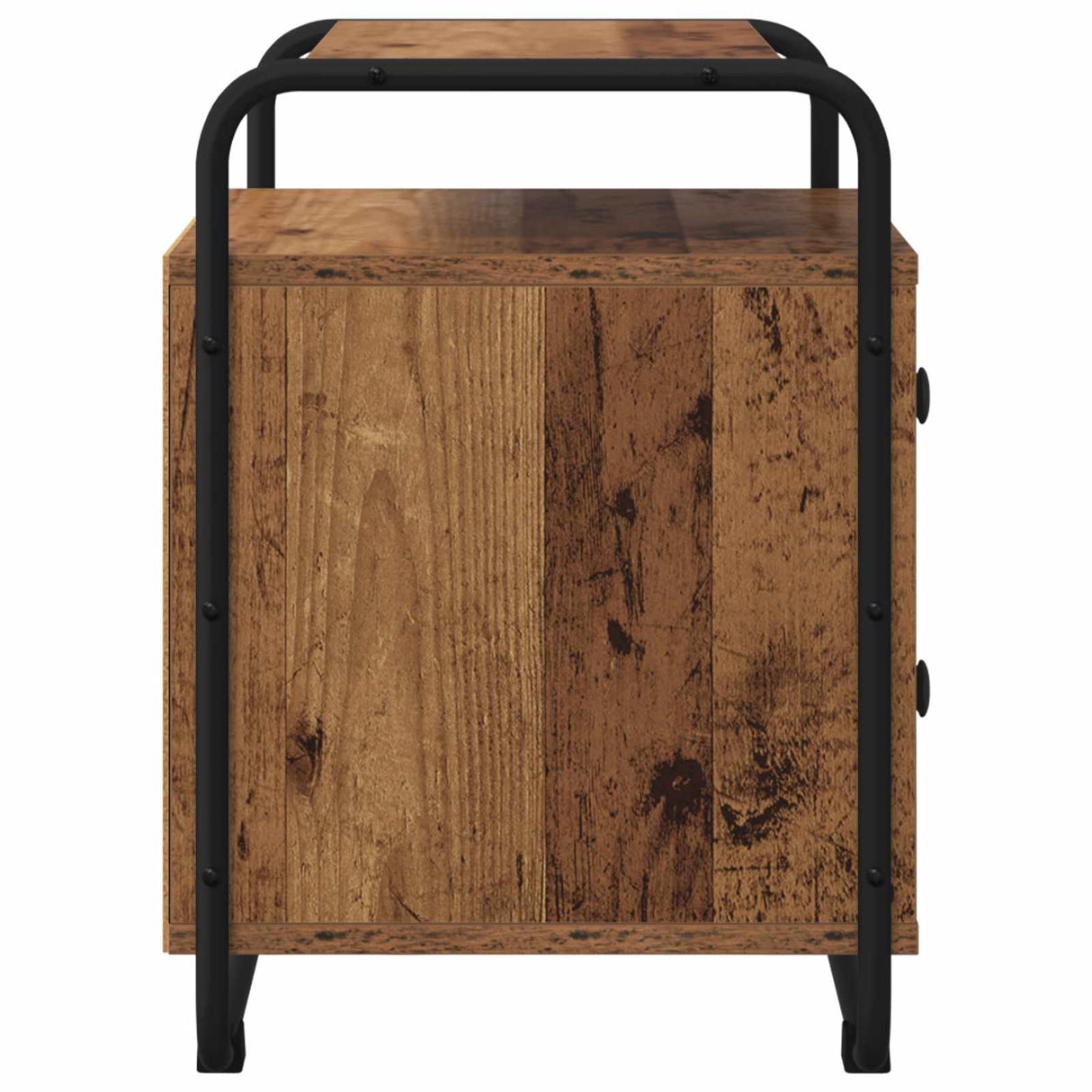 vidaXL Nightstand 2 pcs Reclaimed Wood Solid Wood