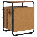 vidaXL Nightstand 2 pcs Reclaimed Wood Solid Wood