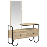 vidaXL Kaptafel met lade met plank Sonoma Eiken Bewerkt hout