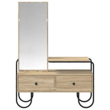 vidaXL Kaptafel met lade met plank Sonoma Eiken Bewerkt hout