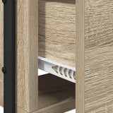 vidaXL Kaptafel met lade met plank Sonoma Eiken Bewerkt hout