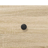 vidaXL Kaptafel met lade met plank Sonoma Eiken Bewerkt hout