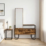 vidaXL Kaptafel met lade met plank Sonoma Eiken Bewerkt hout