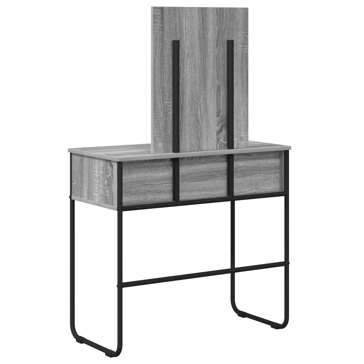 vidaXL Dressing Table with Shelf Grey Sonoma 81x40x131 cm Engineered Wood
