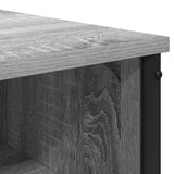 vidaXL Dressing Table with Shelf Grey Sonoma 81x40x131 cm Engineered Wood