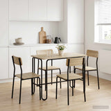 vidaXL Dining Table 100 x 50 x 75 cm Engineered Wood Old Wood Rectangular