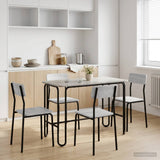 vidaXL Dining Table 100 x 50 x 75 cm Engineered Wood Old Wood Rectangular