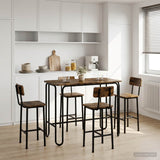vidaXL Dining Table 100 x 50 x 75 cm Engineered Wood Old Wood Rectangular