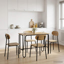 vidaXL Dining Table 100 x 50 x 75 cm Engineered Wood Old Wood Rectangular
