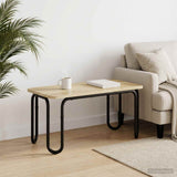 vidaXL Salontafel Zwart 40 x 40 x 45 cm Bewerkt hout