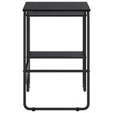 vidaXL Desk with storage Black oak 100 x 50 x 75 cm