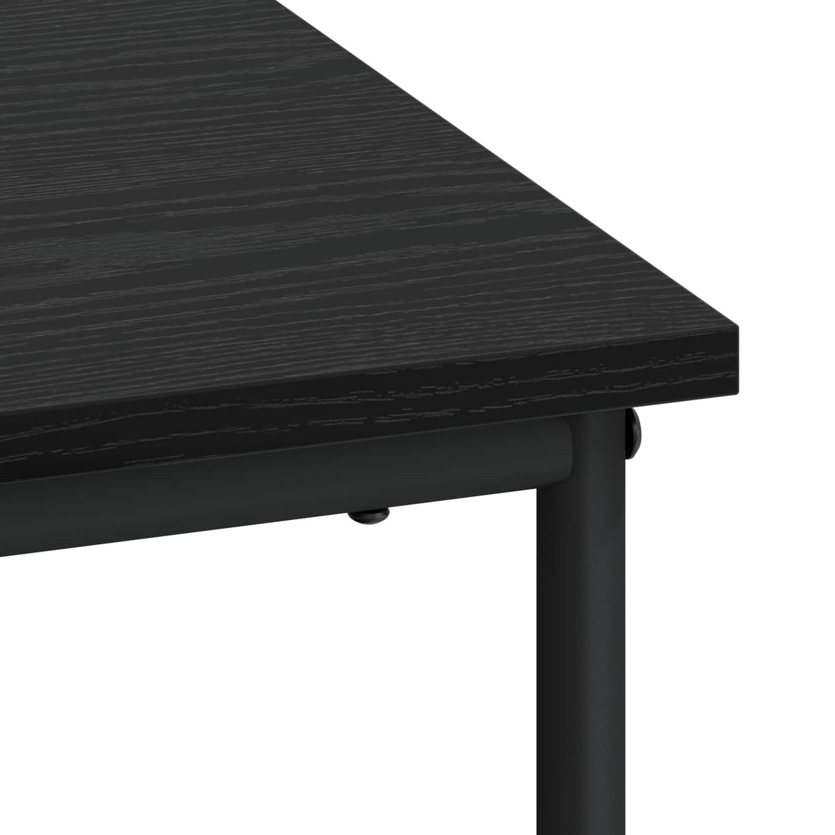 vidaXL Desk with storage Black oak 100 x 50 x 75 cm