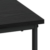 vidaXL Desk with storage Black oak 100 x 50 x 75 cm